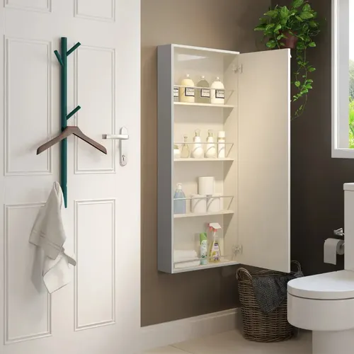 Armário Banheiro Utilitário 1 Porta Branco Carraro — R$ 151,99 em Mercado Livre, 49% OFF