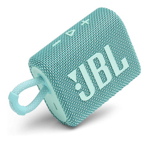 Bocina JBL Go 3 JBLGO3 portátil con bluetooth waterproof teal 