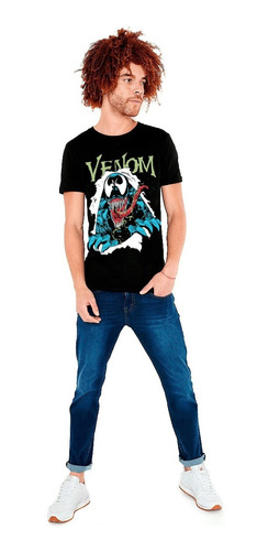 Venom Playera - Brilla En La Oscuridad - Marvel