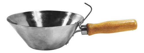 1 Cuchara De Acero Inoxidable For Yeso Con Mango De Madera,