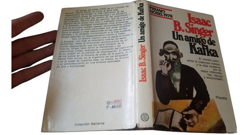 Un Amigo De Kafka Isaac Bashevis Singer P- Nobel Tapa Dura