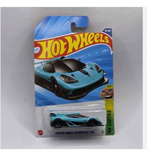 Hot Wheels 2 Mustan, Gordonmurray, Godzilla, Chevy Silverado Azul