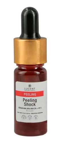 Peeling Shock Vegano Aha 10% Bha 2% + Vitamina E Lucent