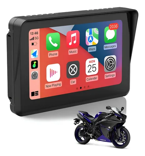 Multimídia Moto Carplay Android Auto Honda Biz | MercadoLivre