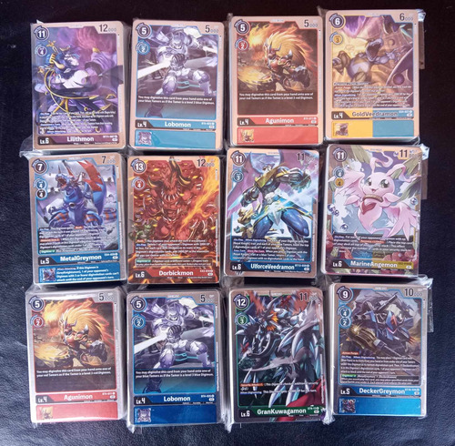 Digimon Lote De 50 Cartas Sin Repetir + 1 Carta Foil Nova009