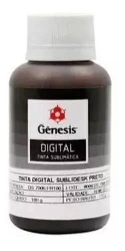 comprar Tinta Sublimática 100ml Genesis Original Black Para Epson