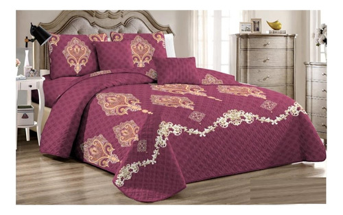 Cobertor De Verano Quilt Cubrecama Reversible 2 Plazas S19