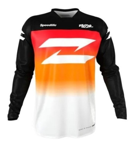 Imagen 2 de 5 de Jersey Downhill Concept Orange Radikal