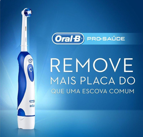 Escova Dental Elétrica Oral-b Pro-saúde Power + 2 Pilhas