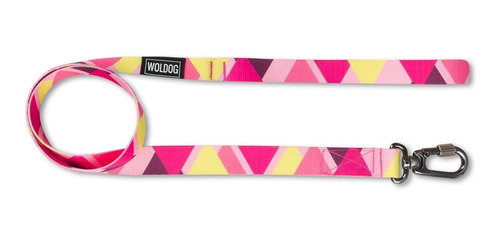 Guia/leash Para Cachorros Tamanho P Pink Noronha Woldog