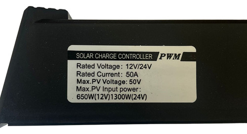 Controlador Carga Solar 50a Lcd Display Demuda