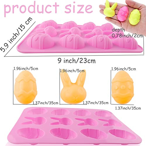 Molde De Silicona Para Huevos De Pascua, Moldes De Silicona