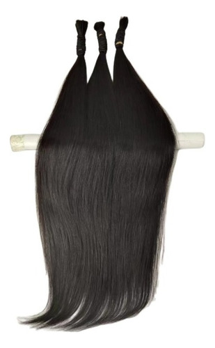 Cabello Humano Crudo A Granel For Peluca Trenzada 55cm/50g