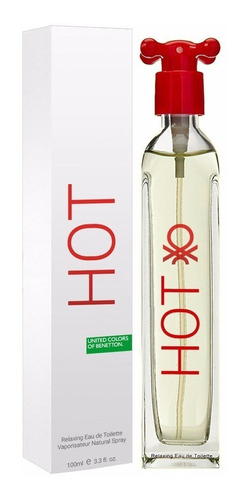 Perfume Original Hot De Benetton Para Mujer 100ml