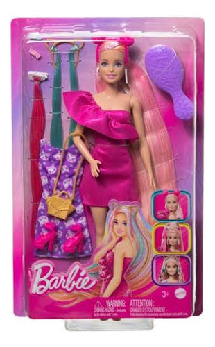 Barbie Totally Hair Cabello Arcoiris 