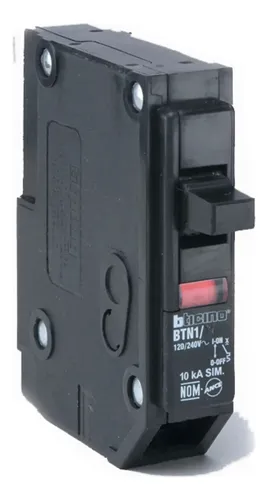 comprar Pastilla Interruptor Termomagnético Bticino Sencilla 1x50amp