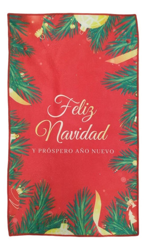 Imagen 5 de 10 de Repasador Estampado Navideño Microfibra