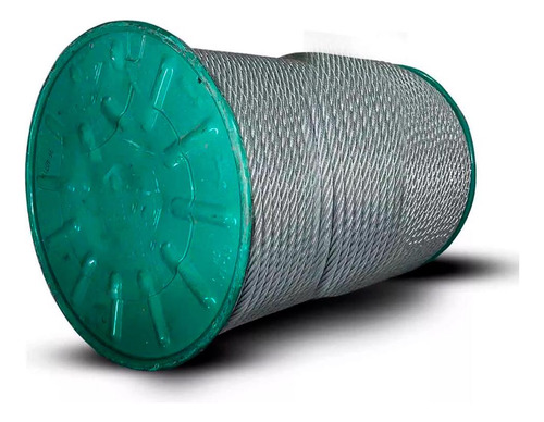 Cabo De Aço Galvanizado 5/16 6x7 Af Rolo 200 Metros
