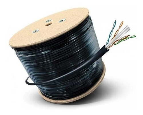 Bobina Cable Utp Cat6 220m, Doble Forro Blindado Categoría 6