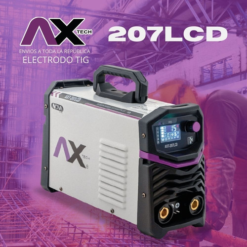 Soldador Inversor + Careta Electrón 200a Axt-207 110/220 V
