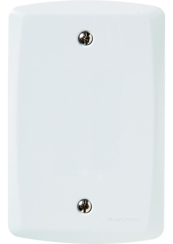 Placa Cega Tomada Interruptor Tramontina Lux 4x2 Branca