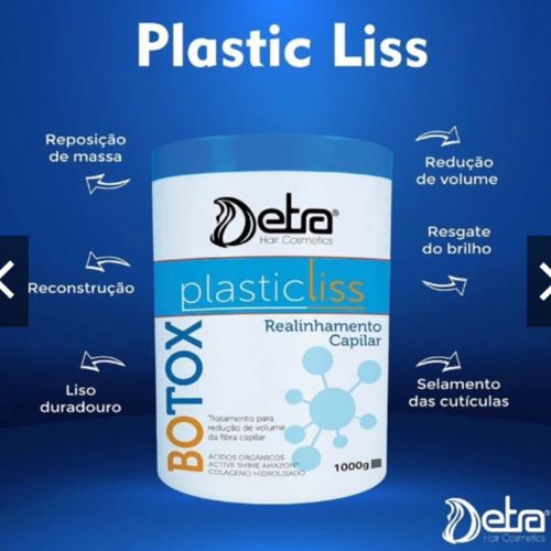 Progressiva Plasticliss Detra 1 Kg Alto Rendimento