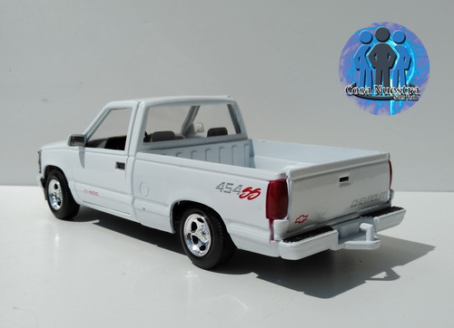 Camioneta Chevrolet 454 Ss 1992 Pickup Motor Max Esc. 1:24