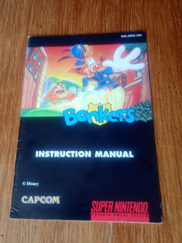 Manual Bonkers Super Nintendo