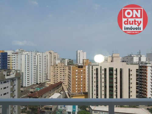 Imagem 1 de 21 de Apartamento Garden Com 1 Dormitório À Venda, 65 M² Por R$ 685.000,00 - Boqueirão - Santos/sp - Gd0022