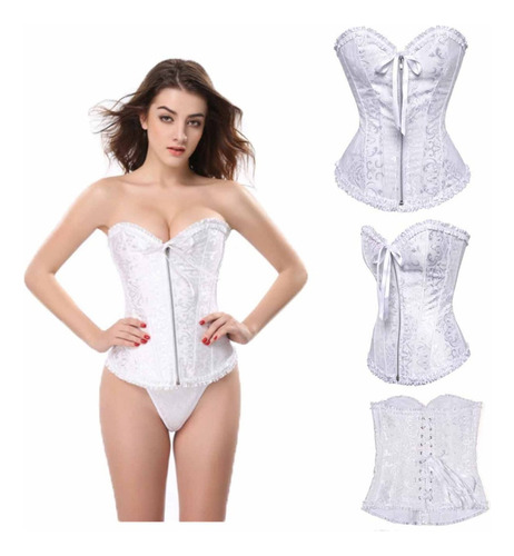 Corset Cinturilla Faja Corsette Victoriano Bordado