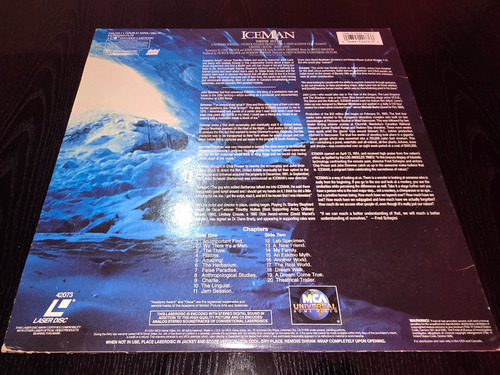 Laserdisc Pelicula Iceman 1984 Ingles En Impecable Estado ! (Usado)