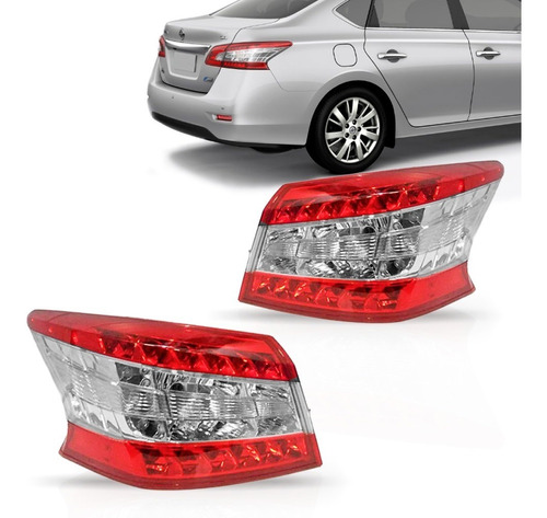 Lanterna Nissan Sentra 2014 2015 2016 2017 2018 Led