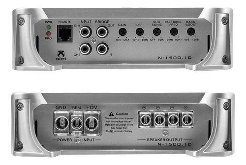 Xion Nms 1500.1d Amplificador Clase D 1500 Watts Rms 1 Canal