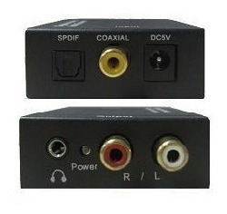 Imagen 5 de 6 de Conversor Audio Digital A Rca + Cable Optico Digital 1 Mts