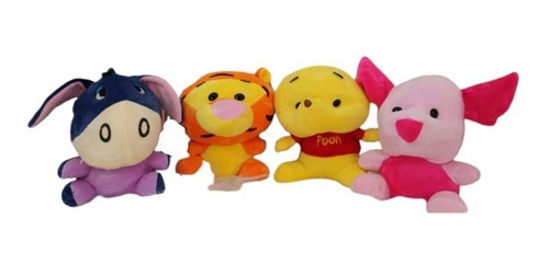 Peluches Winnie The Poo X4 18cm De Alto