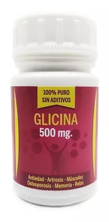 Aminoácido Glicina 500mg Capsulas