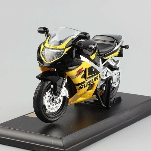 Maisto Suzuki Gsx-r600 1/18 Amarillo Negro Modelo Fundido A
