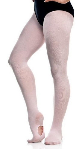 Imagem 2 de 3 de Meia Calça Ballet Conversível Só Dança Balé Feminina Com Pé