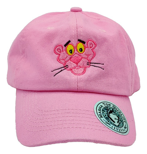 Gorra Beisbolera Pantera Rosa Aesthetic Ajustable De Algodón