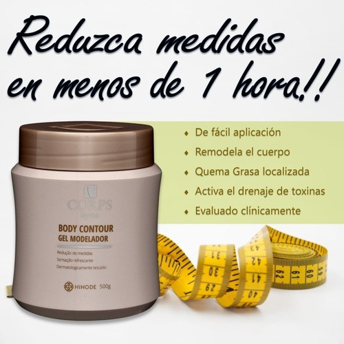 Crema Reductora De Medidas Hinode Linea Corps