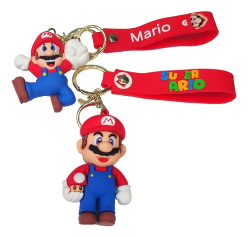 Llavero Mario Bros ( 7 Cm )  Unidad
