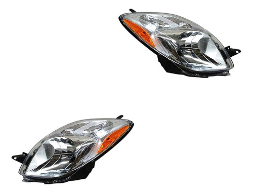 Par De Faros Toyota Yaris 2006-2007-2008 5 Puertas