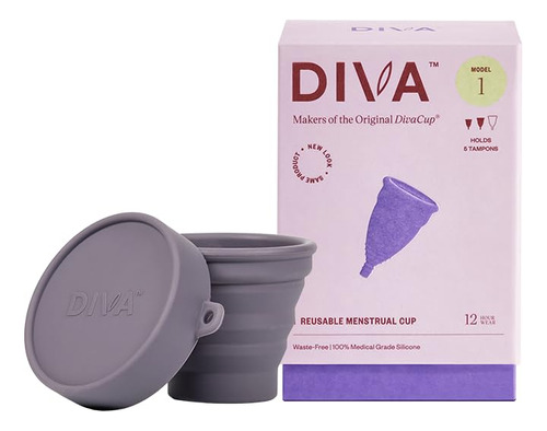 Divacup Modelo 1 Con Vaso De Limpieza Shaker Vaso Menstrua