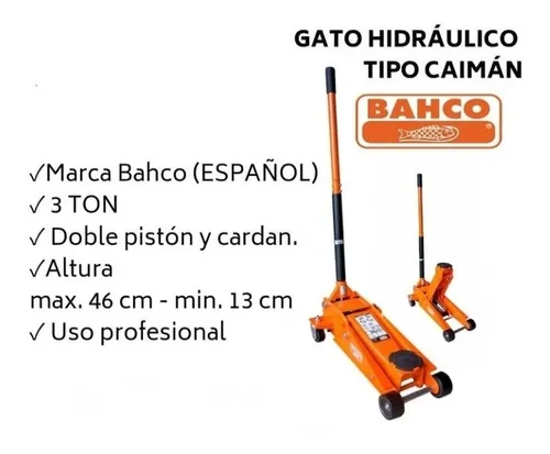 Gato Hidráulico Tipo Caimán
