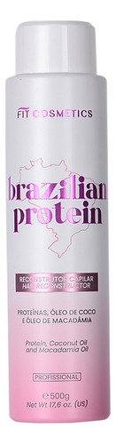 Escova Progressiva Fit Cosmetics 500ml Brazilian Keratin