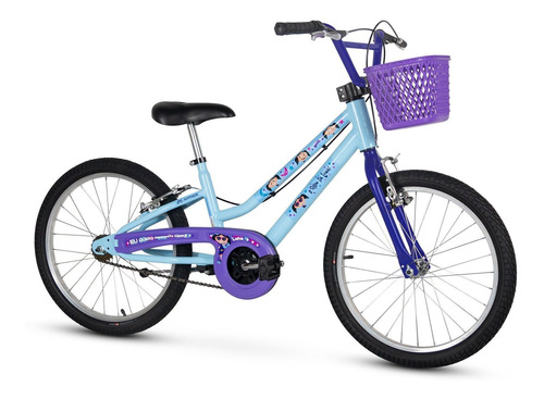 Bicicleta Infantil Aro 20 Pezinho Menina Show Da Luna Nathor