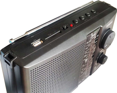 Radio Am Fm Parlant Usb Electrico Recargable ¡ Mp3!