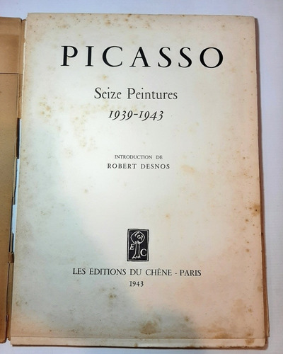 Picasso Laminas Orig Editions Du Chene Lote X 16 7o 2565