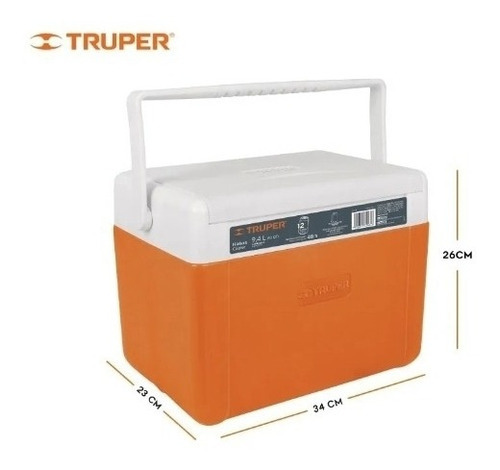 Hielera De 9.4 L Soporte De Bebidas Sobre Tapa Asa Portatil