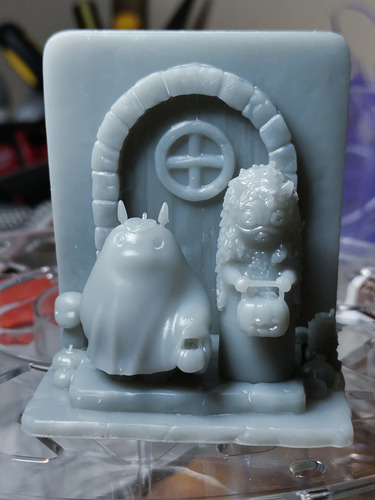 Imagen 2 de 4 de Halloween Spooky Ghibli Diorama- Arte Plastico